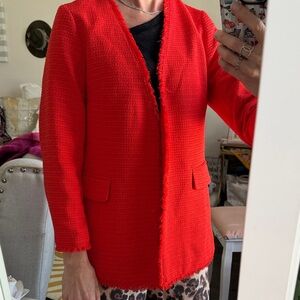 Banana Republic Vibrant Red Women's Blazer